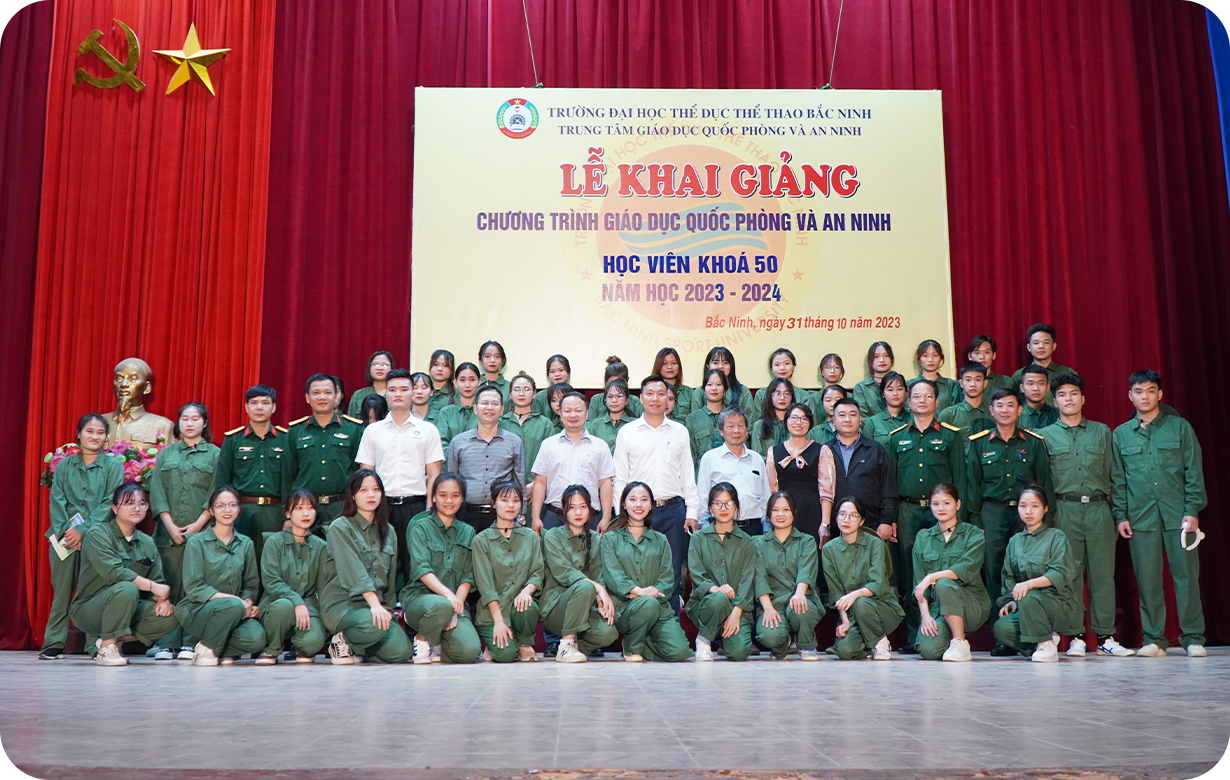 Khai giảng khóa học Giáo dục Quốc phòng - An Ninh cho sinh viên Khóa 16 Trường trang cá cược bóng đá



